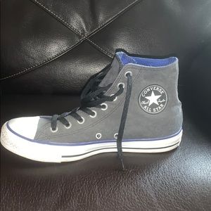 grey mens high top converse sneakers